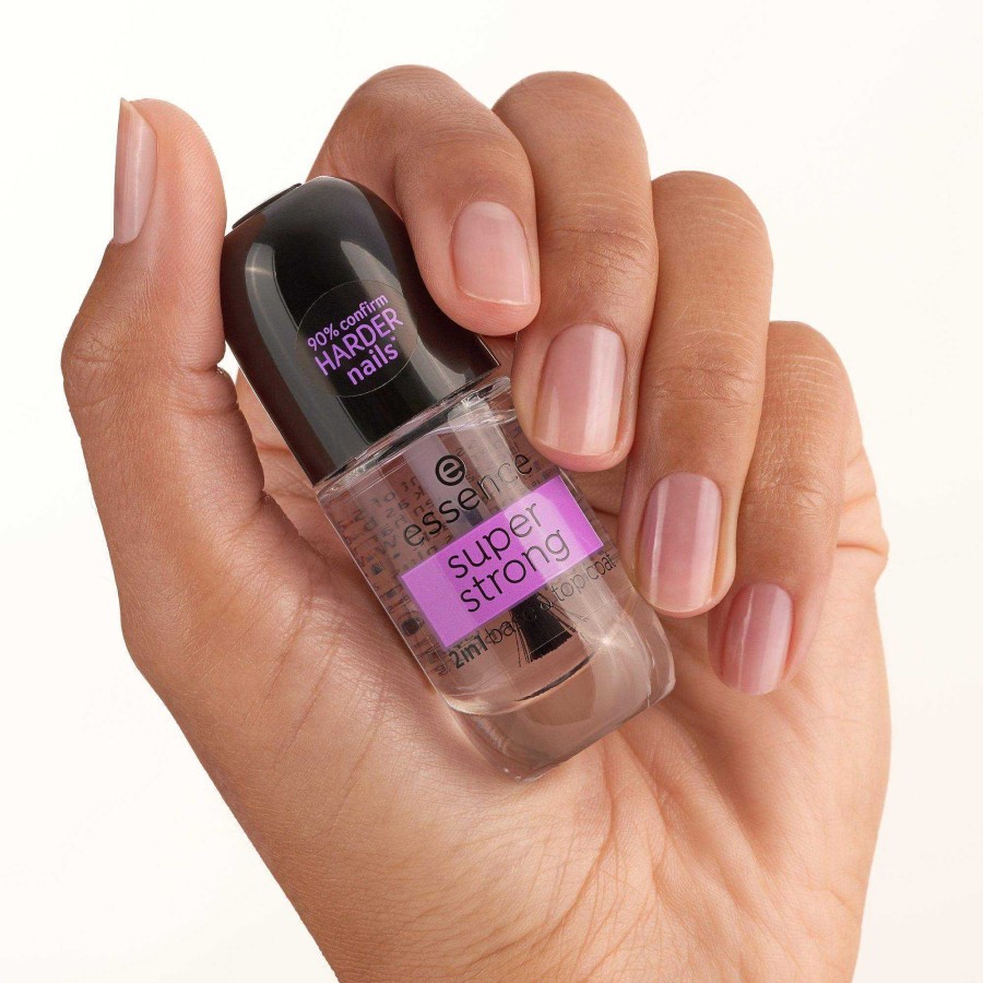 ESSENCE Super Strong 2In1 Base & Top Coat Top Coat Et Base Coat