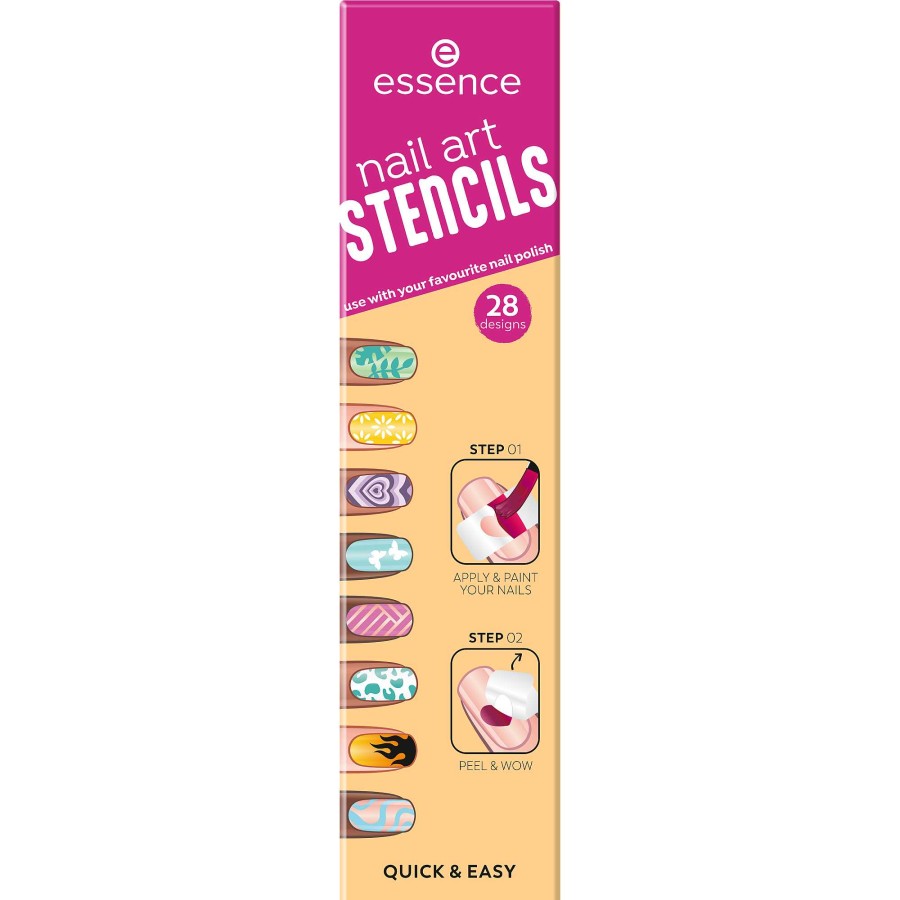 ESSENCE Nail Art Stencils Pochoirs Pour Ongles Nail Art