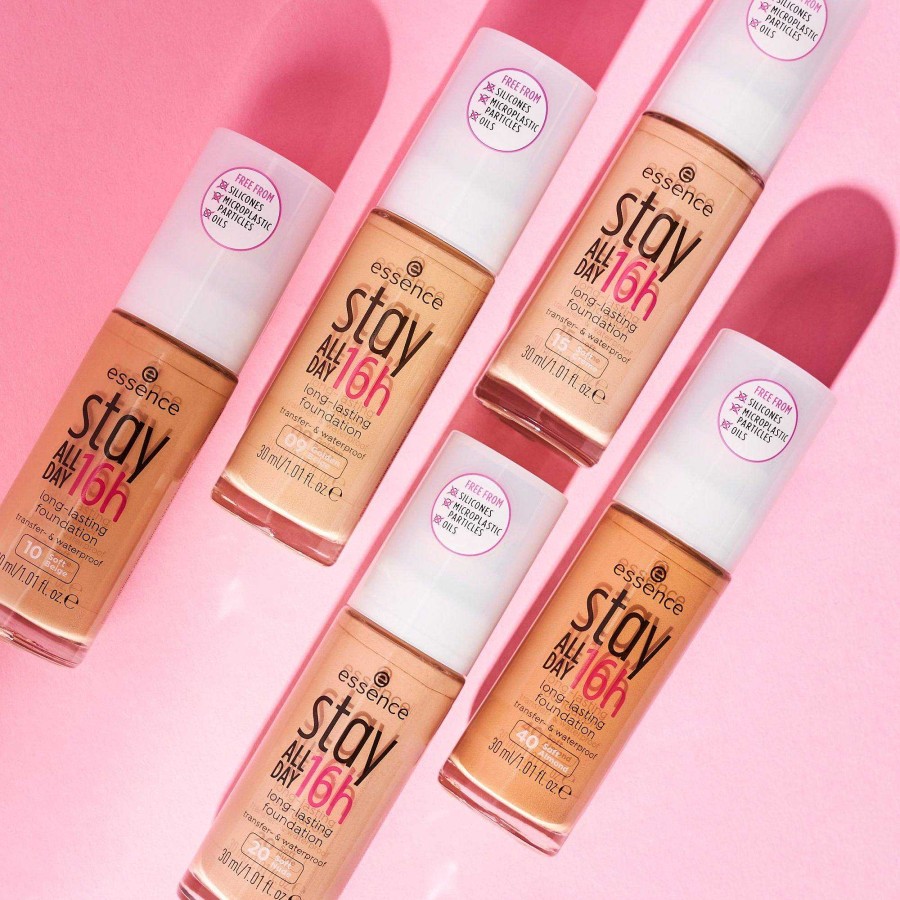 ESSENCE Stay All Day 16H Fond De Teint Longue Tenue Soft Creme Fond De Teint